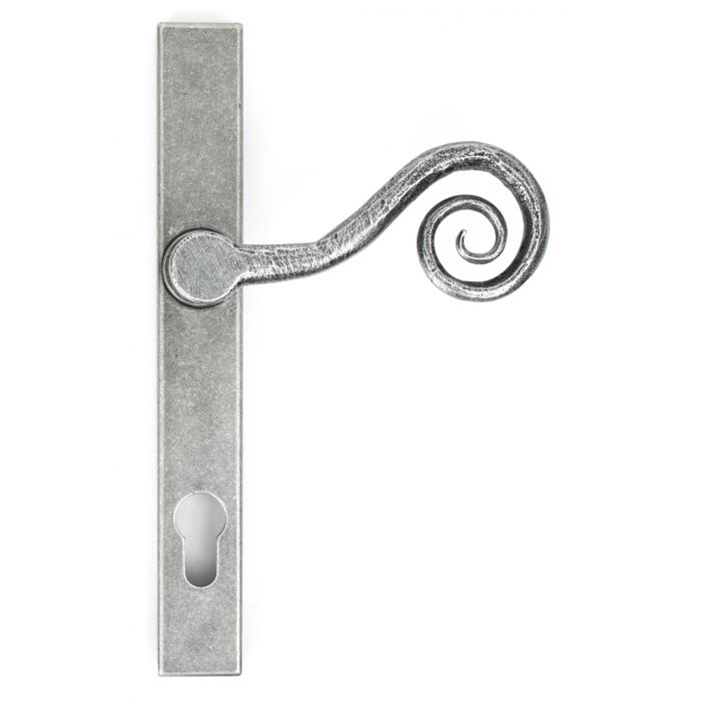 From the Anvil Monkey Tail Slimline Lever Espag. Lock Set - Pewter (Right Hand) - (Sold in Pairs)